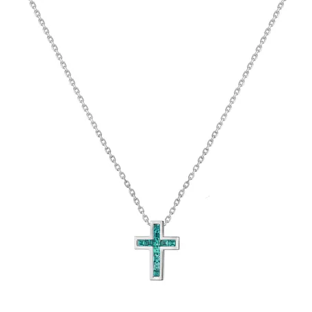 Náhrdelník s paraibou Cross Charm