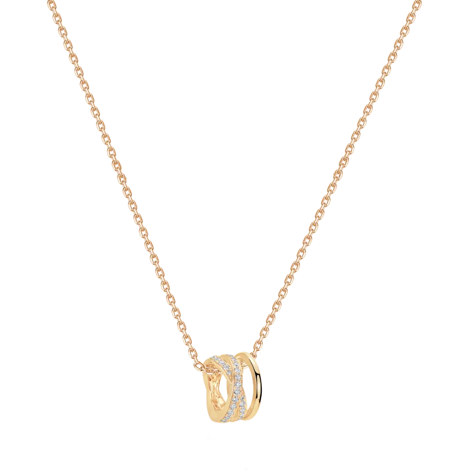 Náhrdelník s diamanty Sven