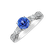 Prsten s diamanty a tanzanitem Philomène2