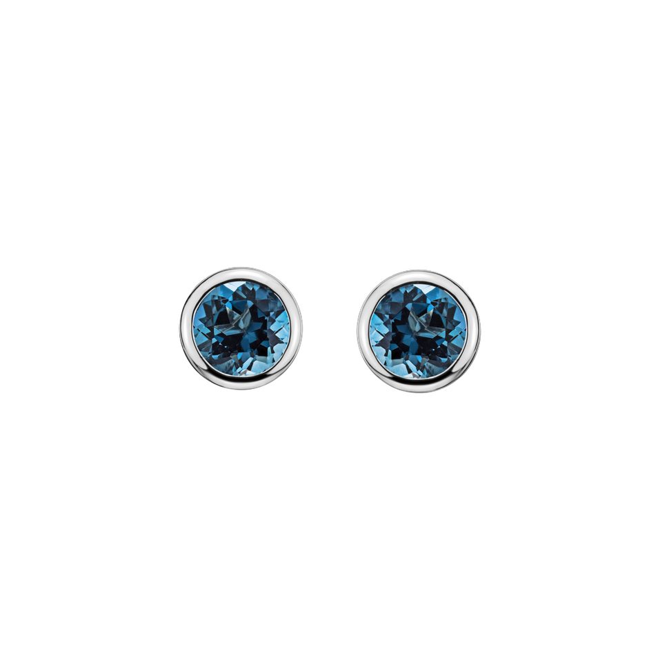 Náušnice s topazem Shiny Dots