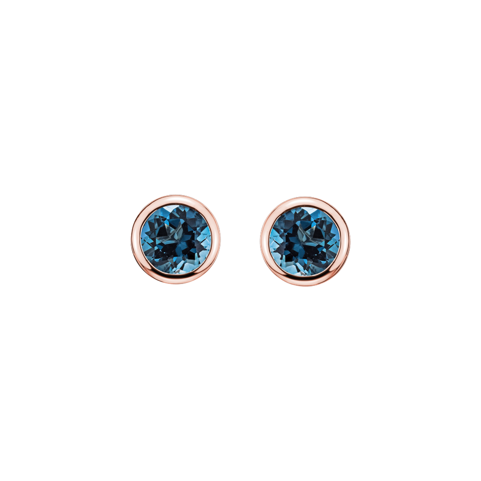 Náušnice s topazem Shiny Dots