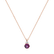 Náhrdelník s diamantem a rhodolitem Diamara2