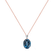 Náhrdelník s diamantem a topazem Élise2