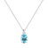 Náhrdelník s diamantem a topazem Alexandria2