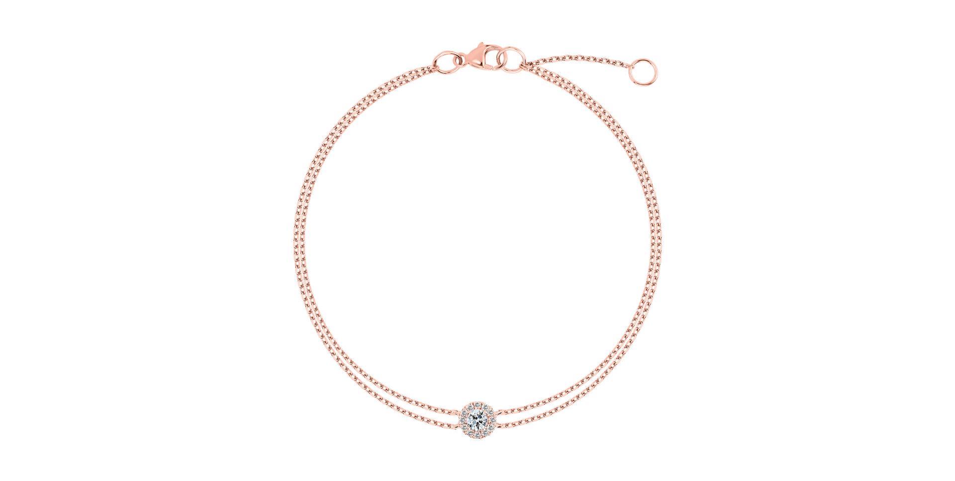 Náramek s diamanty Clarice