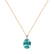 Náhrdelník s diamantem a apatitem Élise2
