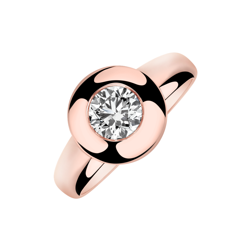 Prsten s diamantem Circle of Light