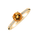 Prsten s diamanty a citrínem Velvet2