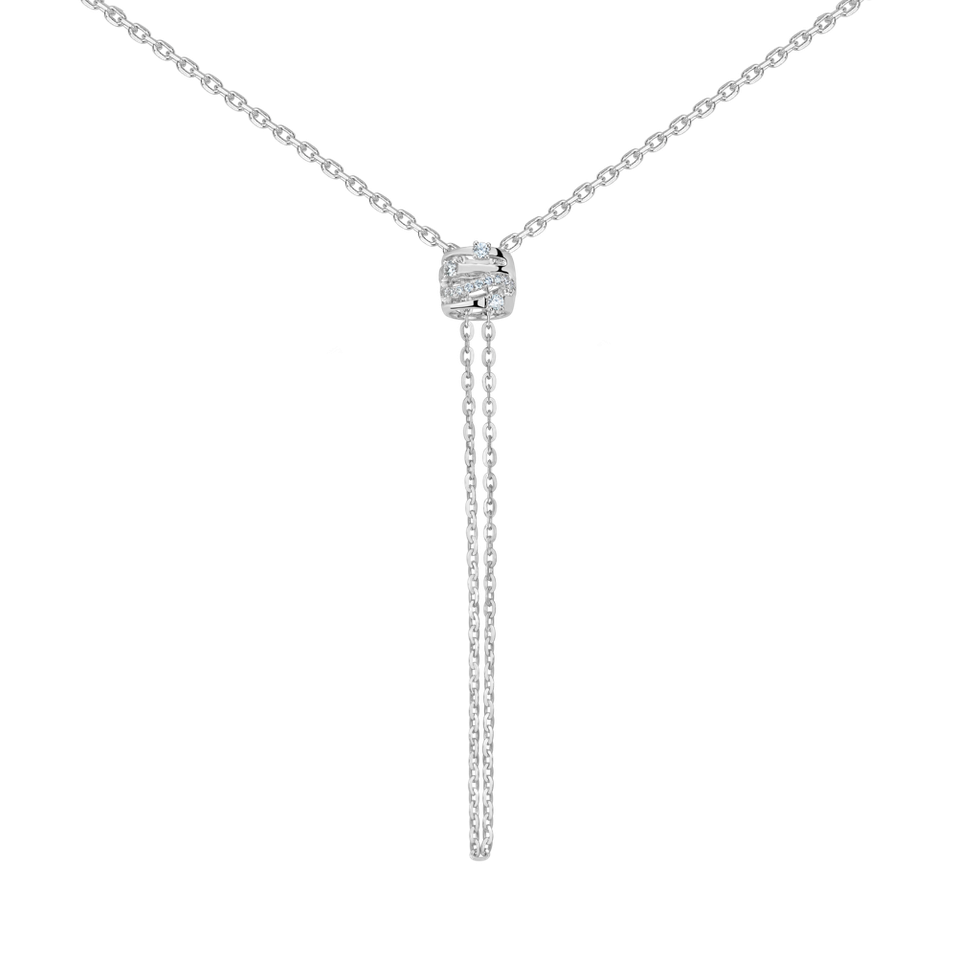 Náhrdelník s diamanty Golden Verse