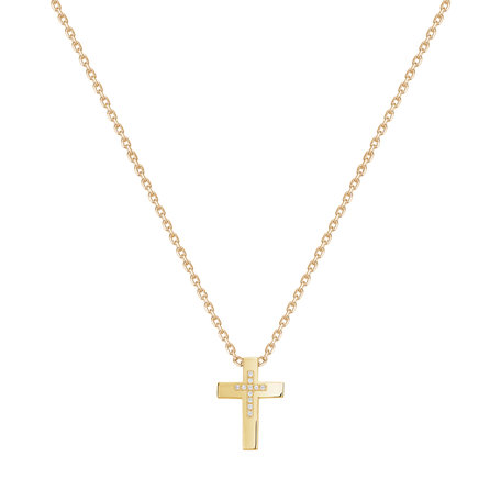 Náhrdelník s diamanty Cross