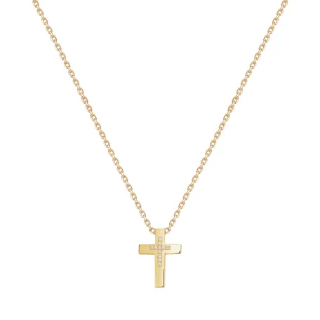 Náhrdelník s diamanty Cross