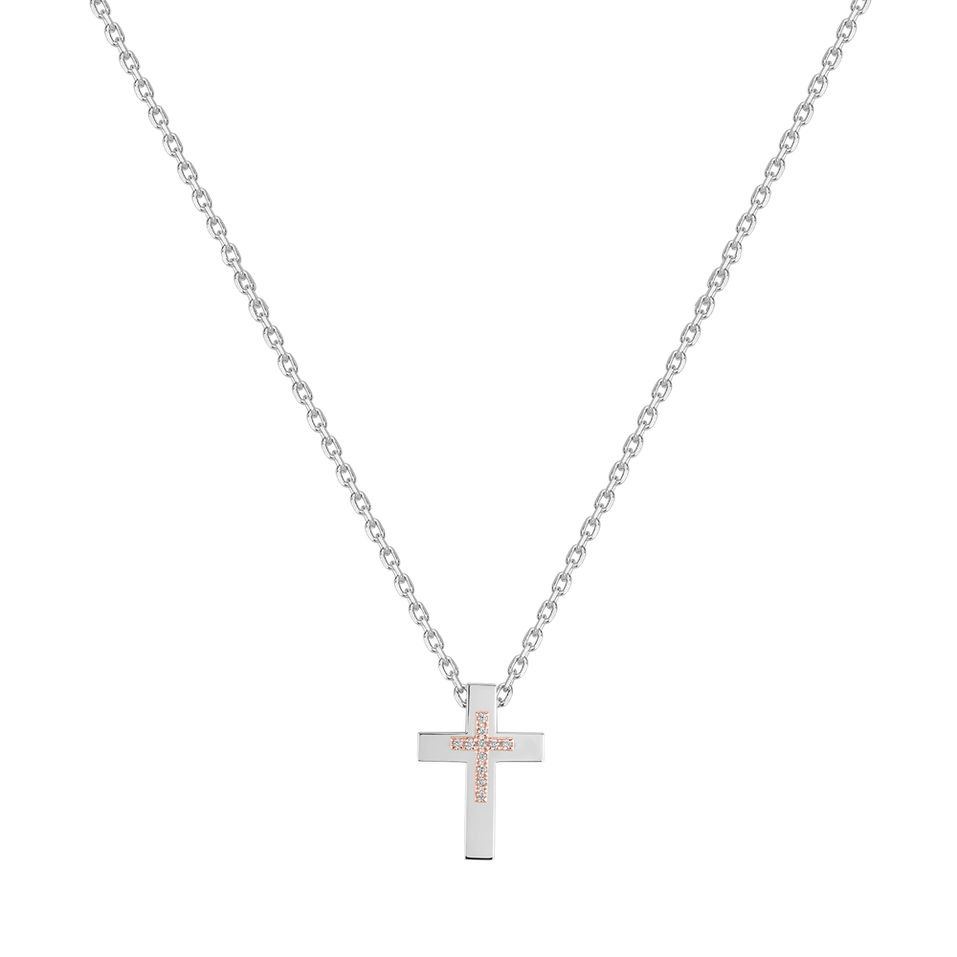 Náhrdelník s diamanty Cross