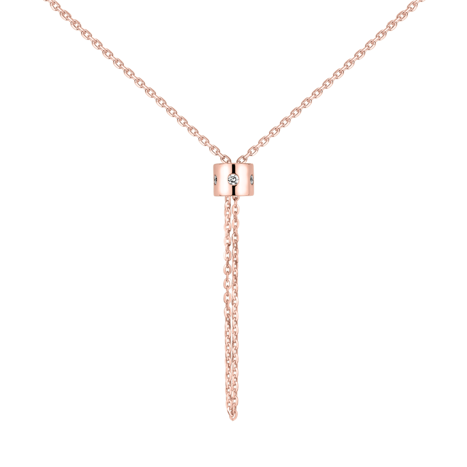 Náhrdelník s diamanty Rings of Unity