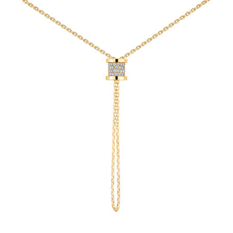 Náhrdelník s diamanty Timeless Spiral