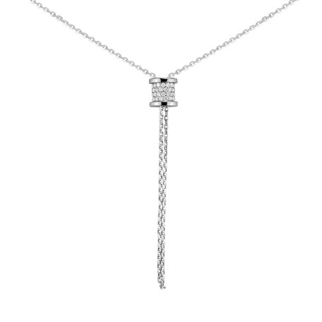 Náhrdelník s diamanty Timeless Spiral