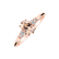 Prsten s diamanty a morganitem Elysandria2
