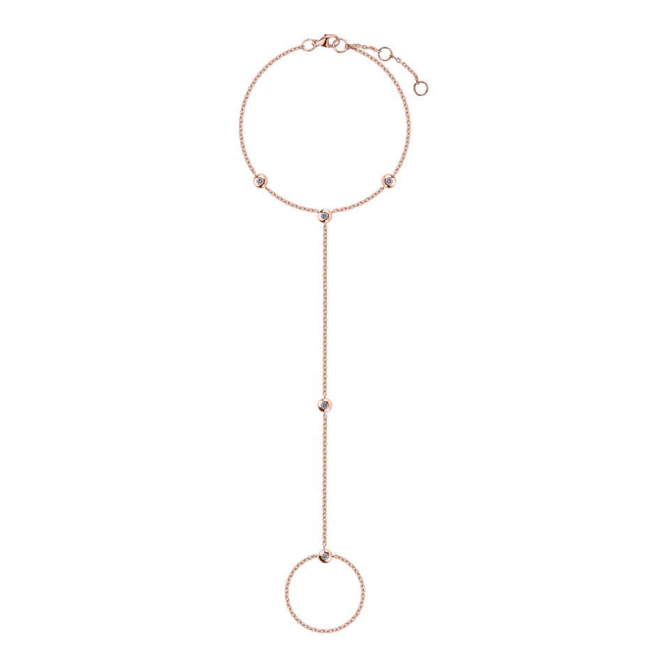 Náramek/prsten s diamanty Euphoric Dots