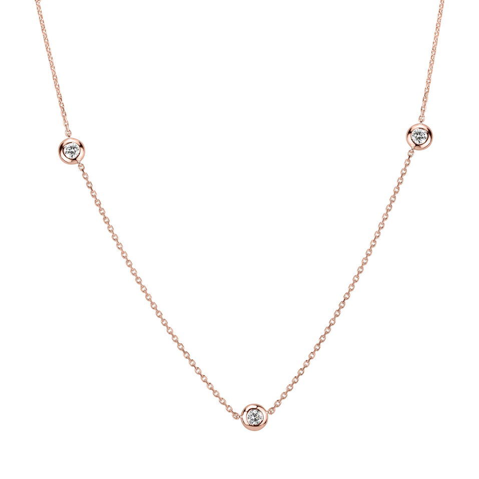 Náhrdelník s diamanty Sparkling Dots