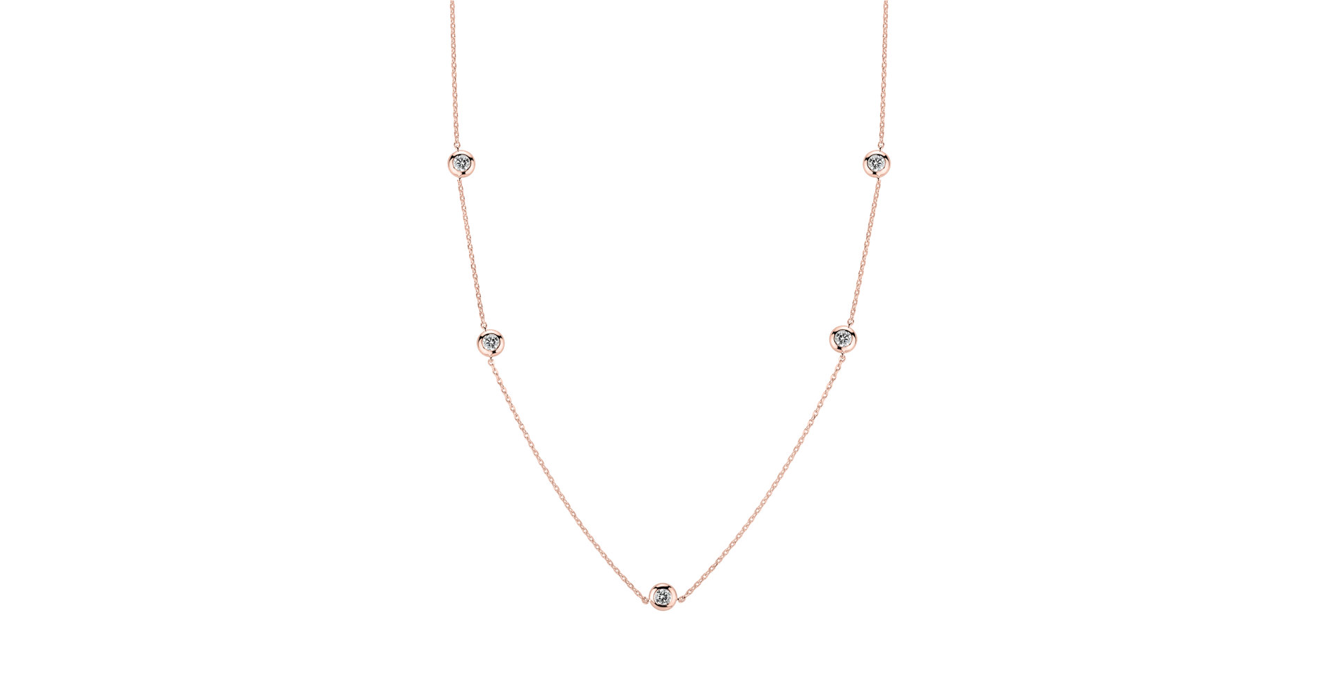 Náhrdelník s diamanty Sparkling Dots