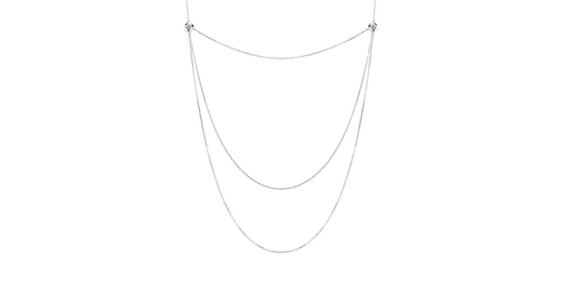 Náhrdelník s diamanty Rain Parade