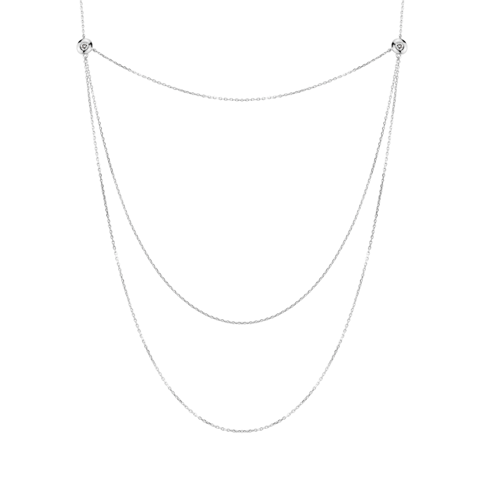 Náhrdelník s diamanty Rain Parade