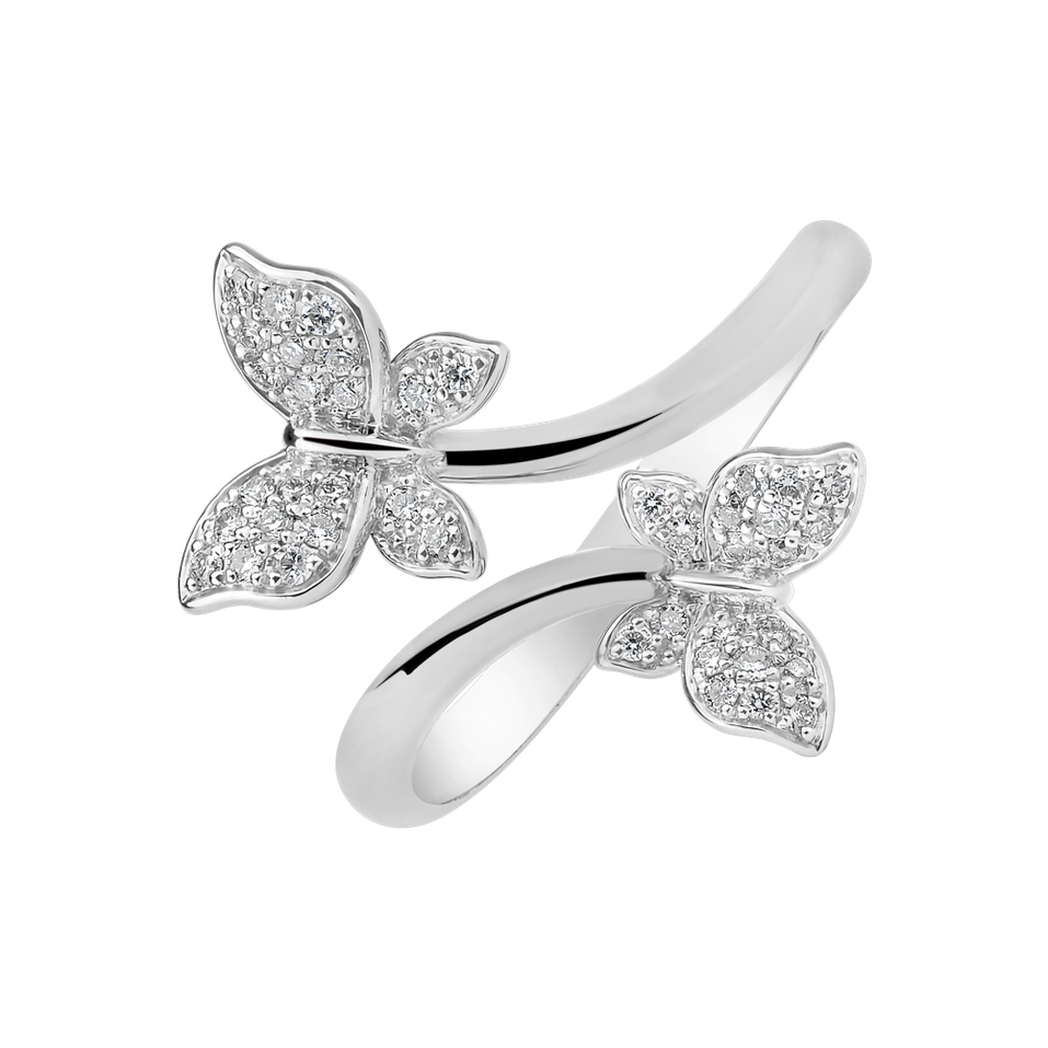 Prsten s diamanty Dancing Wings