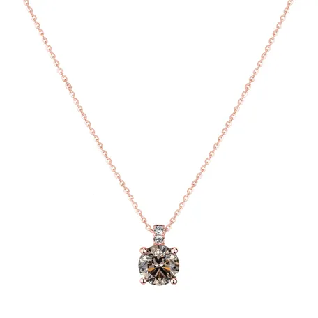 Náhrdelník s diamanty Bronze Radiance