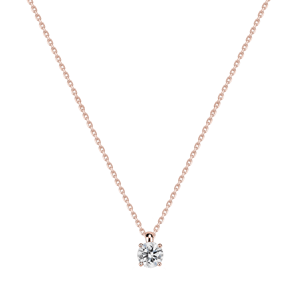 Náhrdelník s diamantem Soft Light