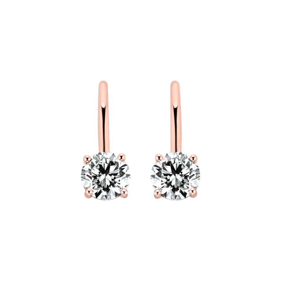 Náušnice s diamantem Gleam