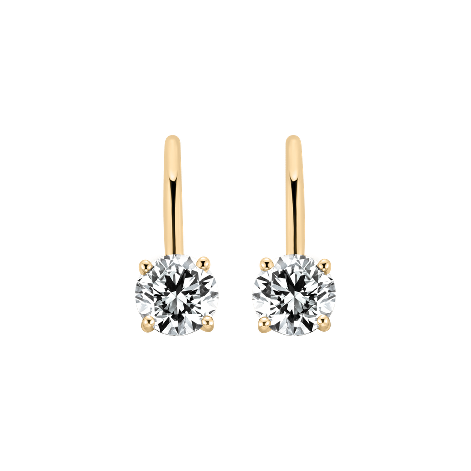 Náušnice s diamantem Gleam