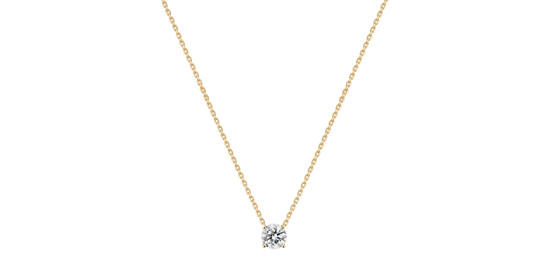 Náhrdelník s diamantem Pure Light