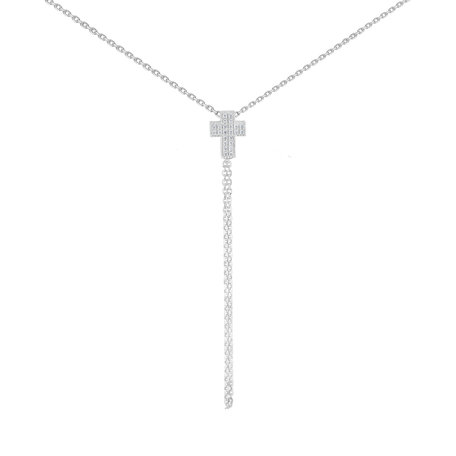 Náhrdelník s diamanty Divine Cross