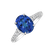 Prsten s diamanty a tanzanitem Shimmering dazzle1