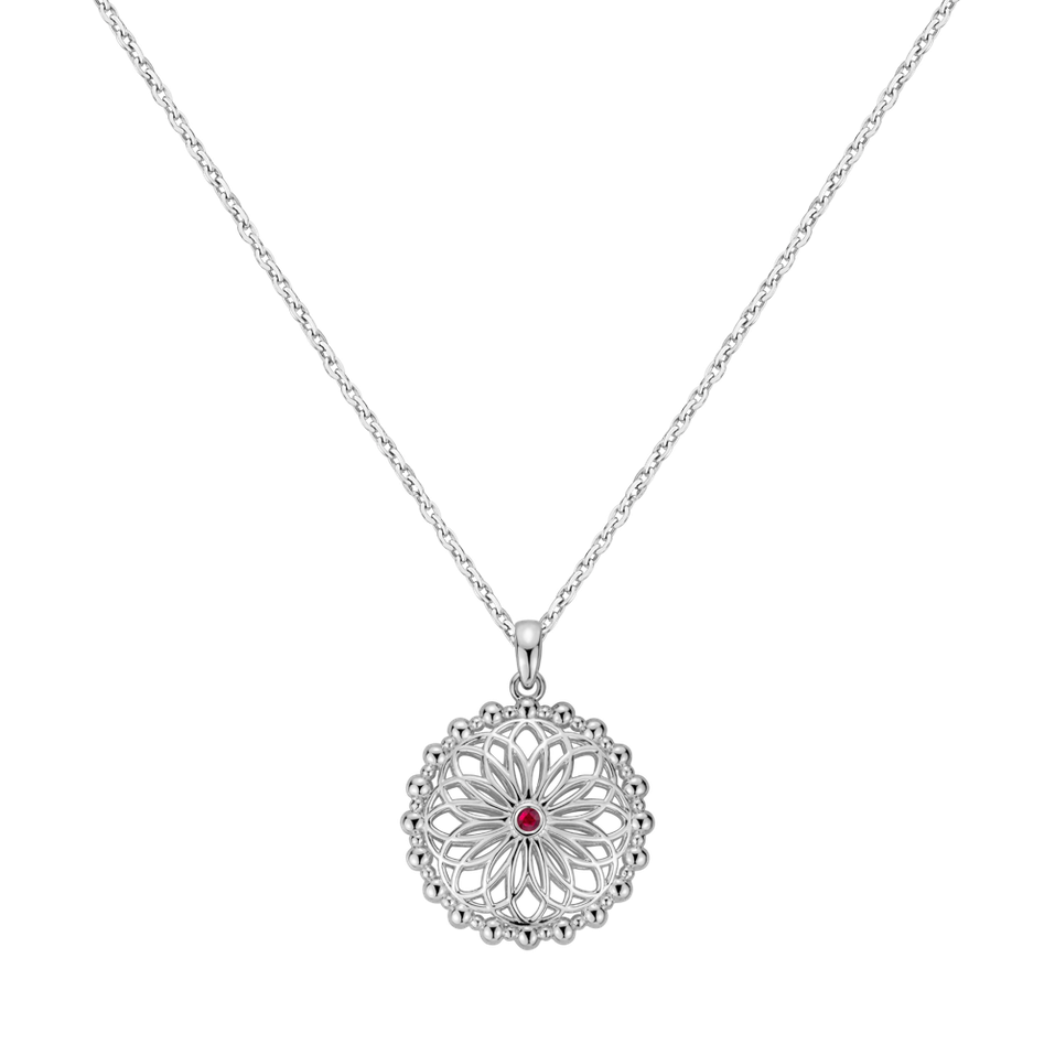 Náhrdelník s rubínem Touch of Light