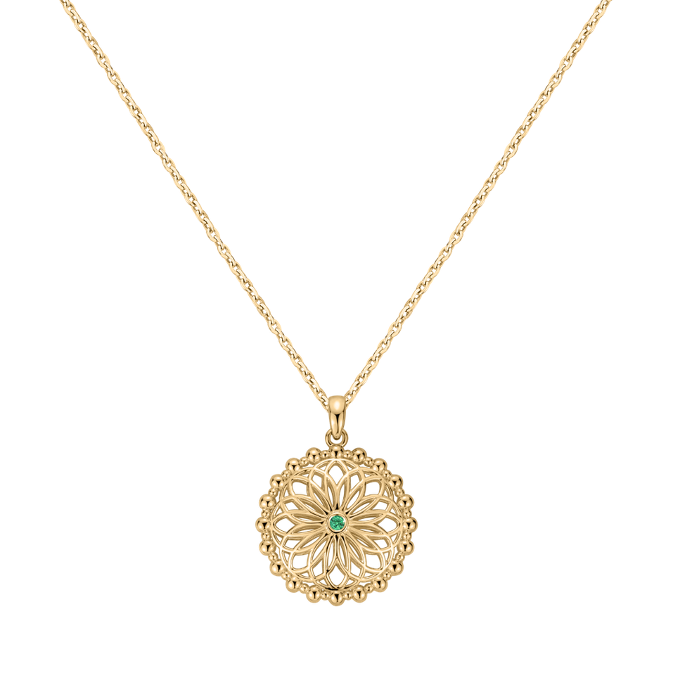 Náhrdelník se smaragdem Touch of Light