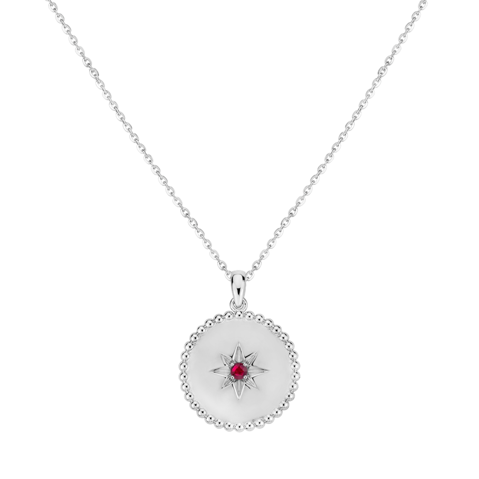 Náhrdelník s rubínem Star of Life