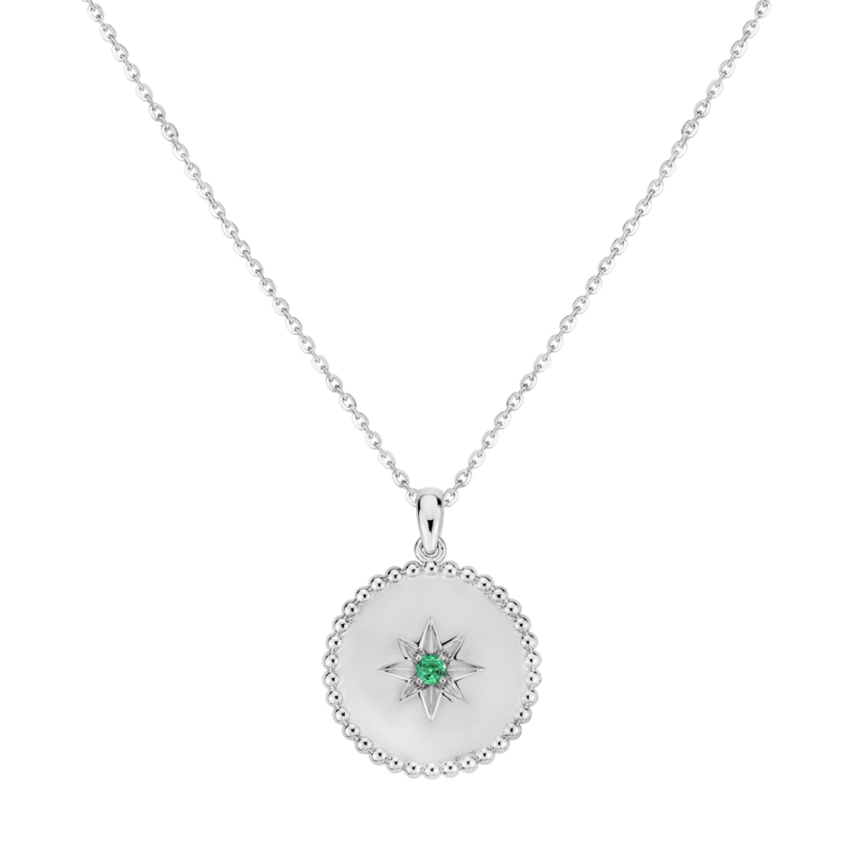 Náhrdelník se smaragdem Star of Life