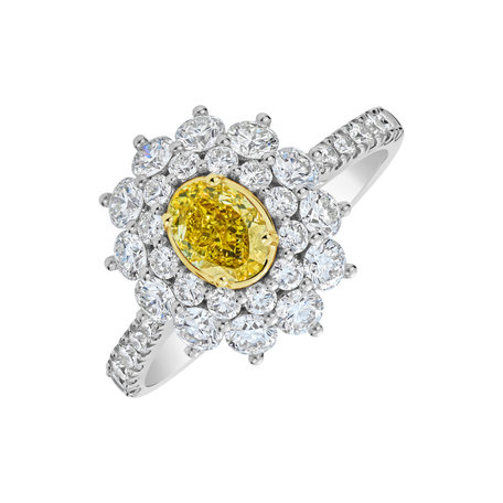 Prsten s diamanty Soleil Royale