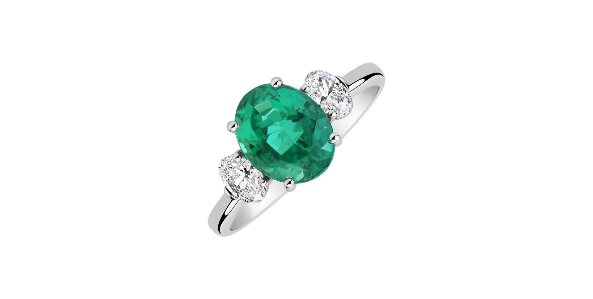 Prsten s diamanty a smaragdem The Marvelous