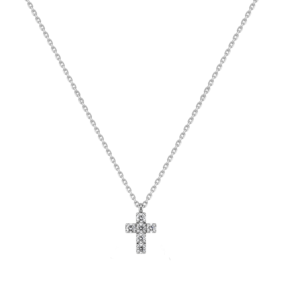 Náhrdelník s diamanty Glory Cross