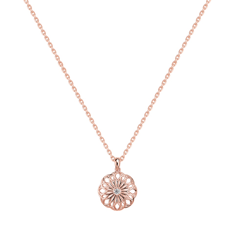 Náhrdelník s diamantem Le Soleil