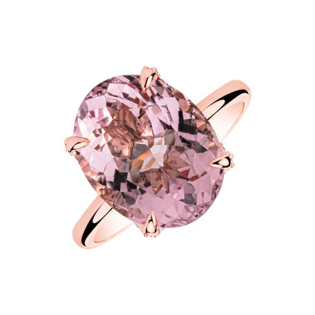 Prsten s diamanty a turmalínem Floral Crown