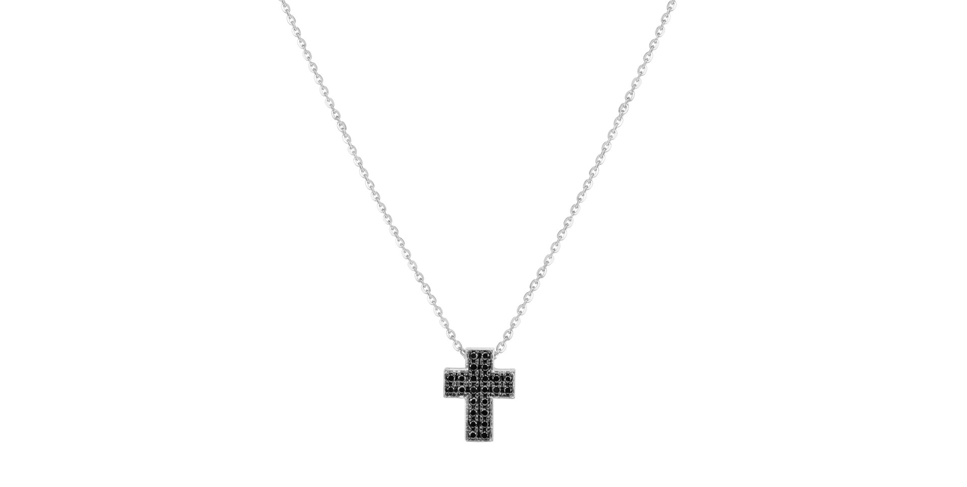 Náhrdelník s diamanty Divine Cross