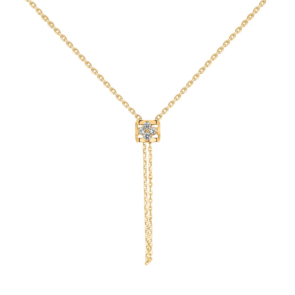 Náhrdelník s diamanty Ziela