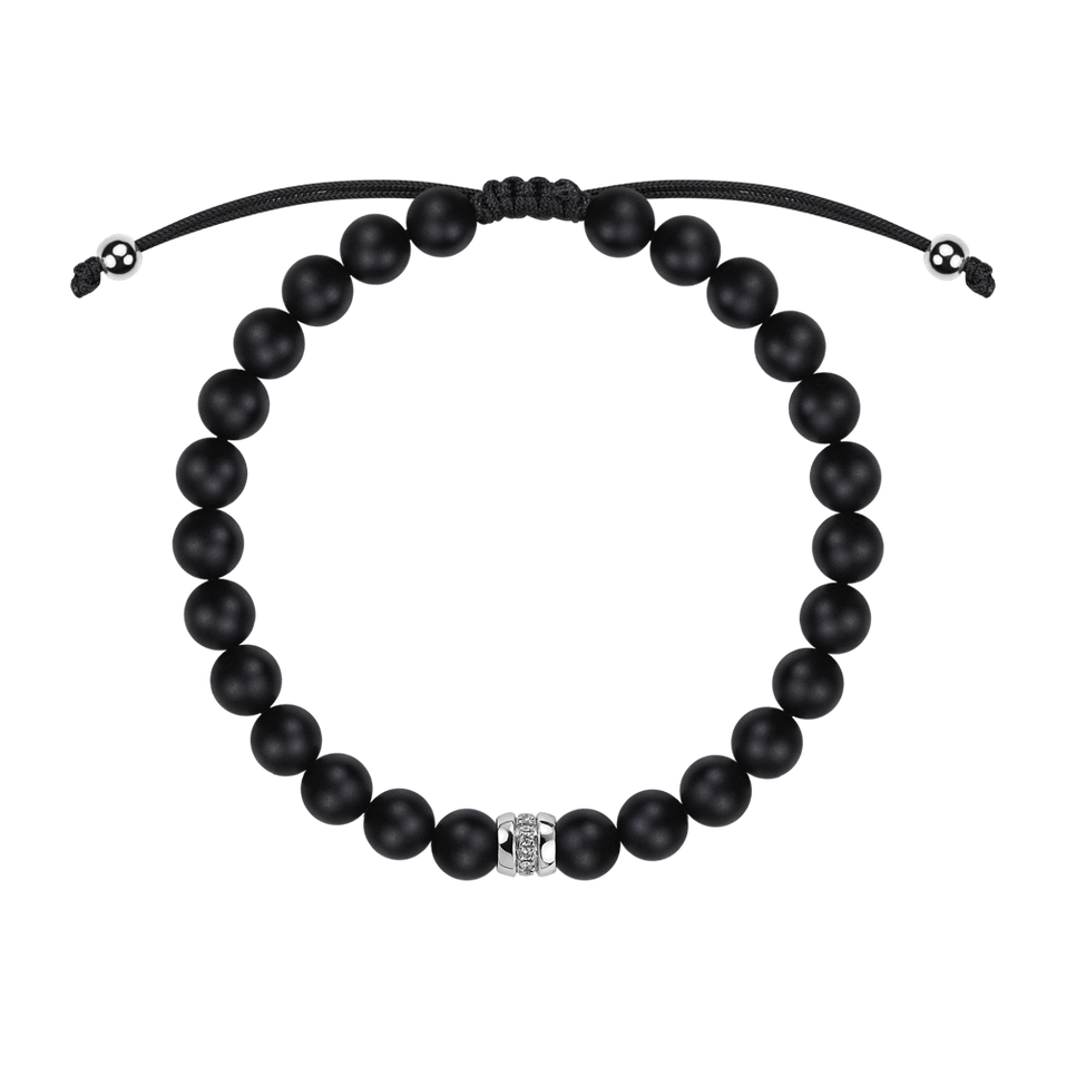 Náramek s diamanty a acháty Winter Gift