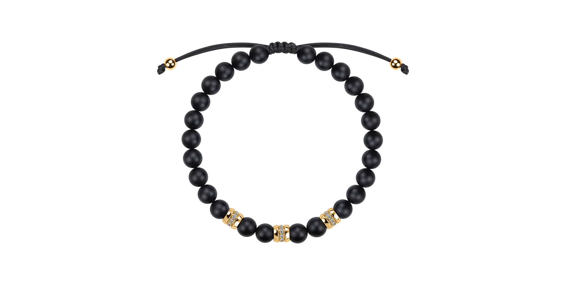 Náramek s diamanty a acháty Stillstorm