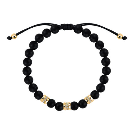 Náramek s diamanty a acháty Stillstorm