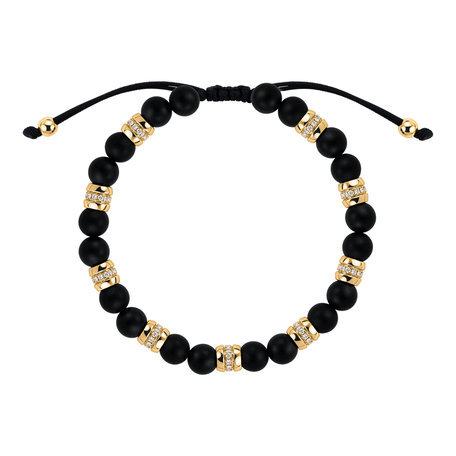 Náramek s diamanty a acháty Noctrelis