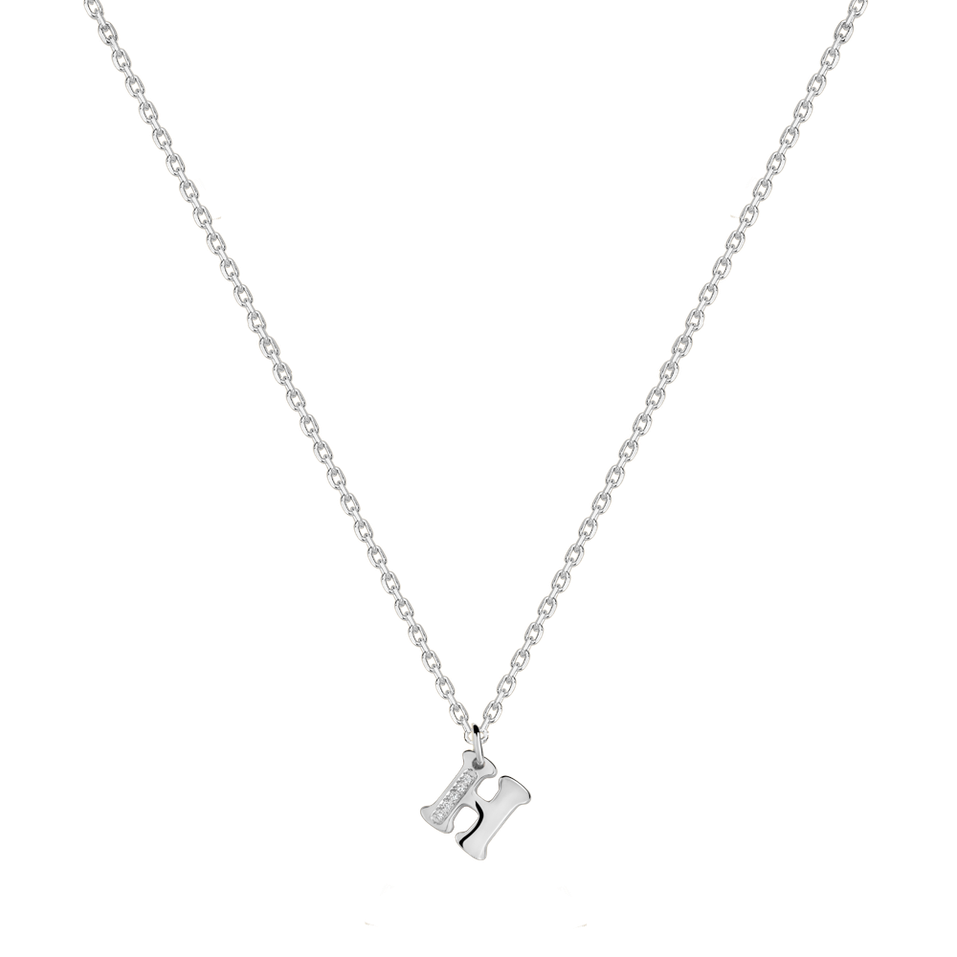 Náhrdelník s diamanty Dream Letter H