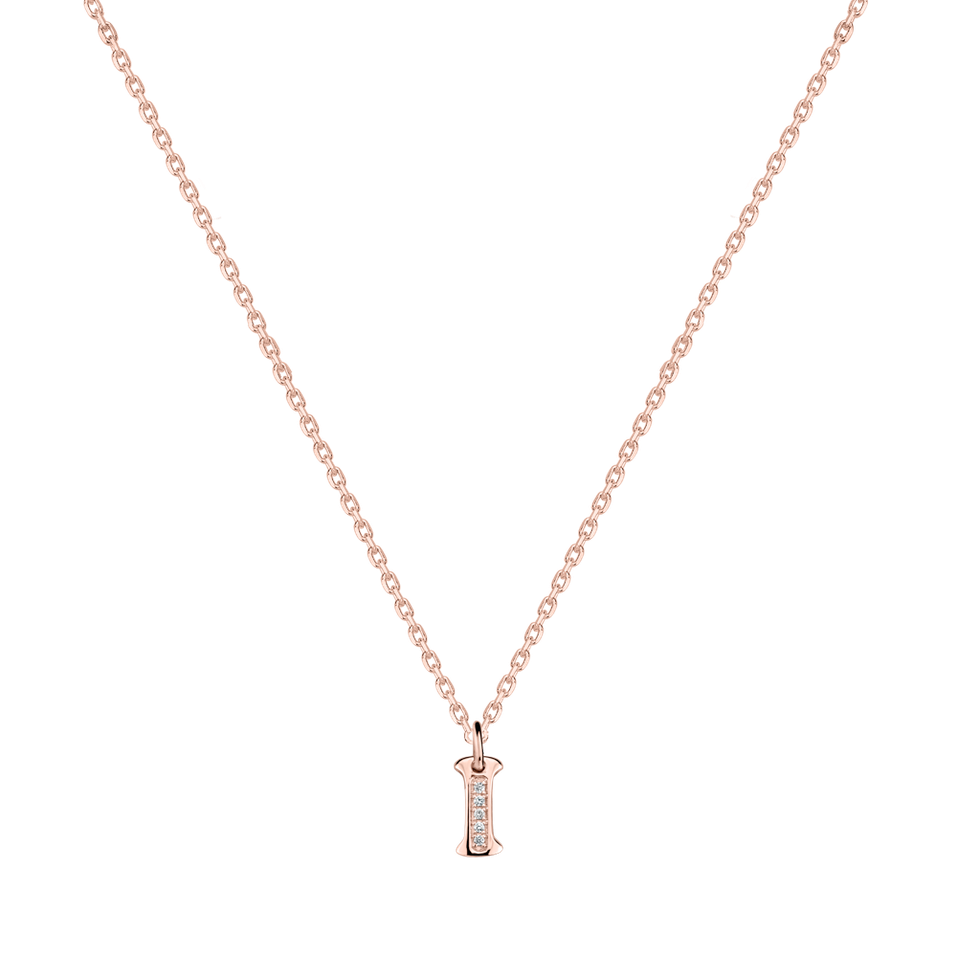 Náhrdelník s diamanty Dream Letter I